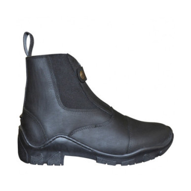 Privilège Equitation - Chaussant - Boots d'équitation en cuir Bilbao Noir