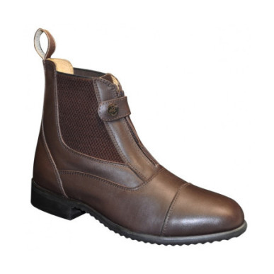 Privilège Equitation - Chaussant - Boots d'équitation en cuir Loreto Marron
