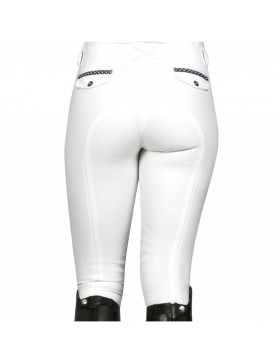 Pantalon d'équitation enfant Flags and cup Florida blanc
