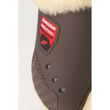Zandona - Protections - Protèges-boulets Carbon Air Sentitive+ Fetlock Marron L