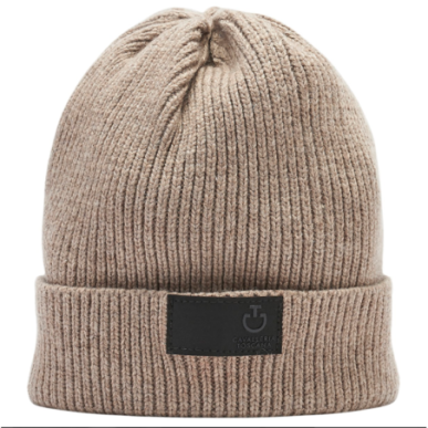 Cavalleria Toscana - Bonnets - Bonnet en laine CPU013 Noisette