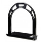 Étriers en aluminium noir HKM adulte Étriers en aluminium noir HKM adulte