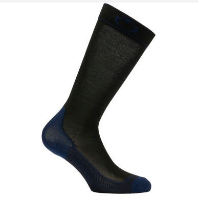 Cavalleria Toscana - Accessoires - Chaussettes Lot de 1 Paire Unisexe CZN020 Noir/ Bleu Cobalt