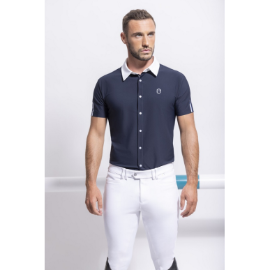 Samshield Collection - Polos et Chemises - Polos de concours manches courtes Homme Georgio Marine