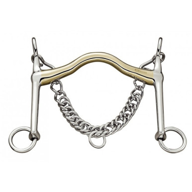 Sprenger - Mors - Mors de bride "Bemelmans" 14 mm, avec branches partie basse 7 cm - Sensogan