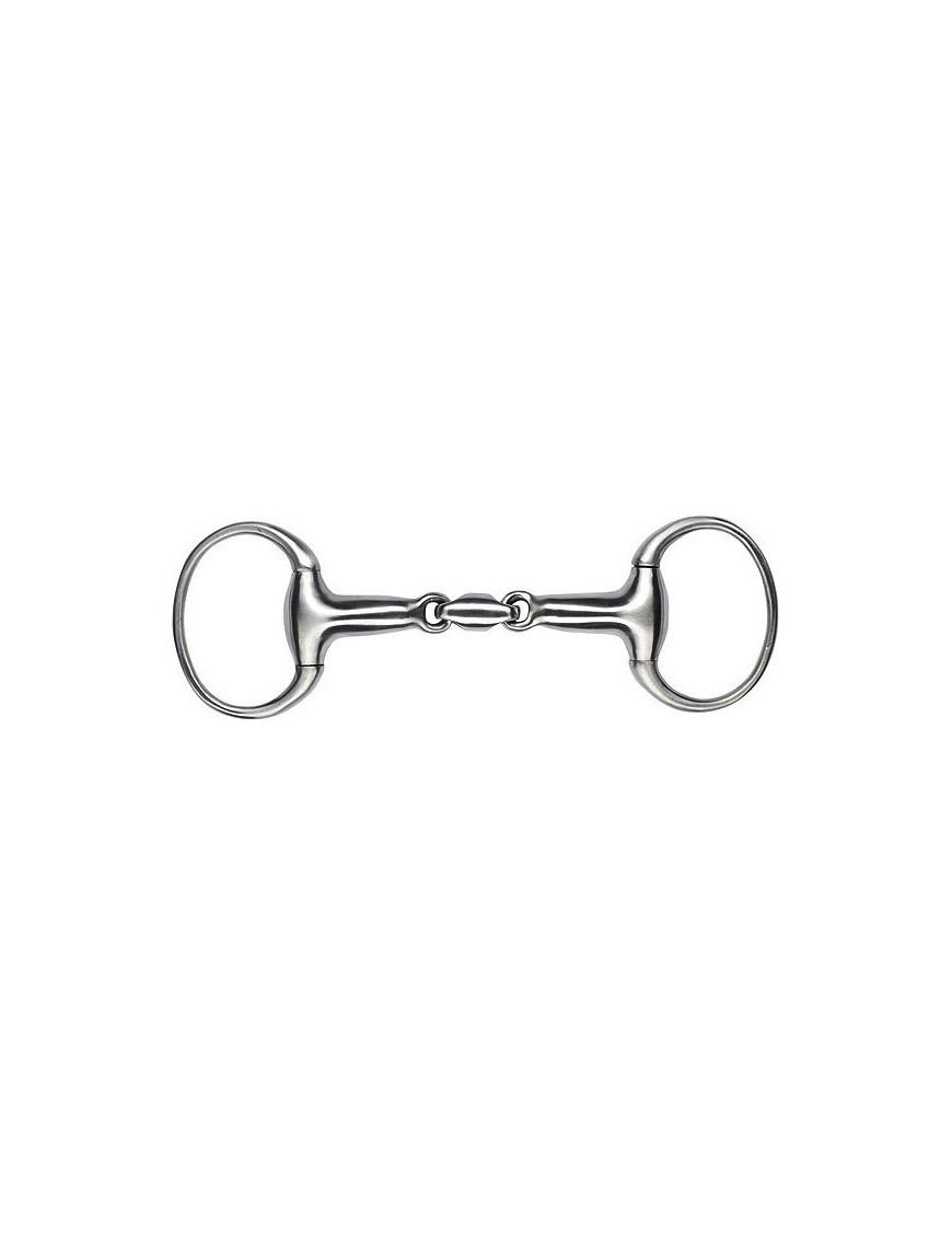 Mors Feeling à olive double brisure anatomique inox satin Mors Feeling à olive double brisure anatomique inox satin