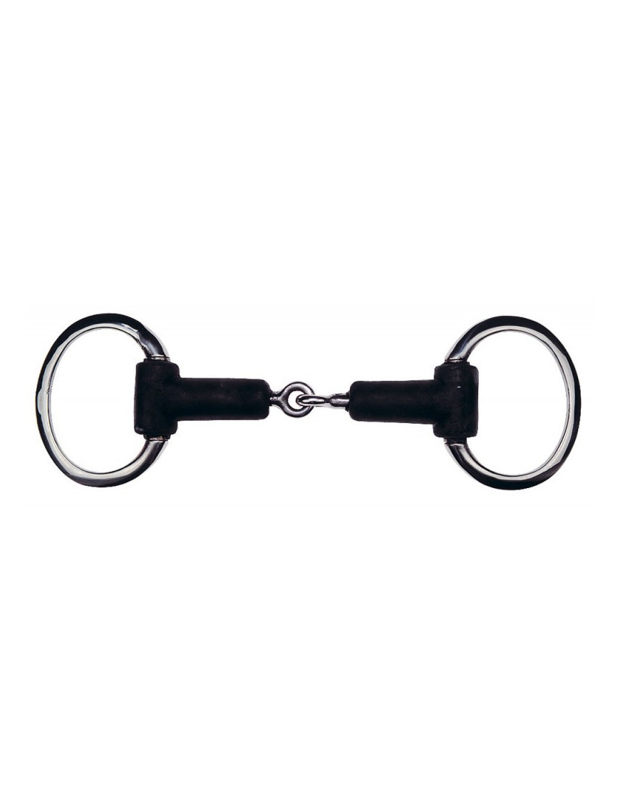 Mors Feeling à olive caoutchouc simple brisure Mors Feeling à olive caoutchouc simple brisure