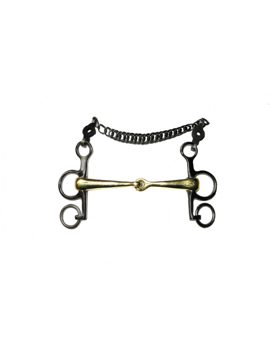 Mors Jump'in Pelham simple brisure branches 4.5cm Mors Jump'in Pelham simple brisure branches 4.5cm