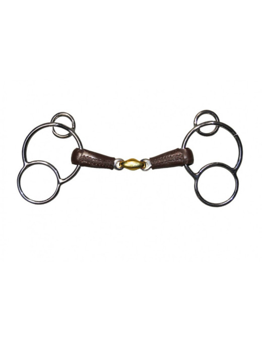 Mors Jump'in Pessoa allemand double brisure recouvert de cuir