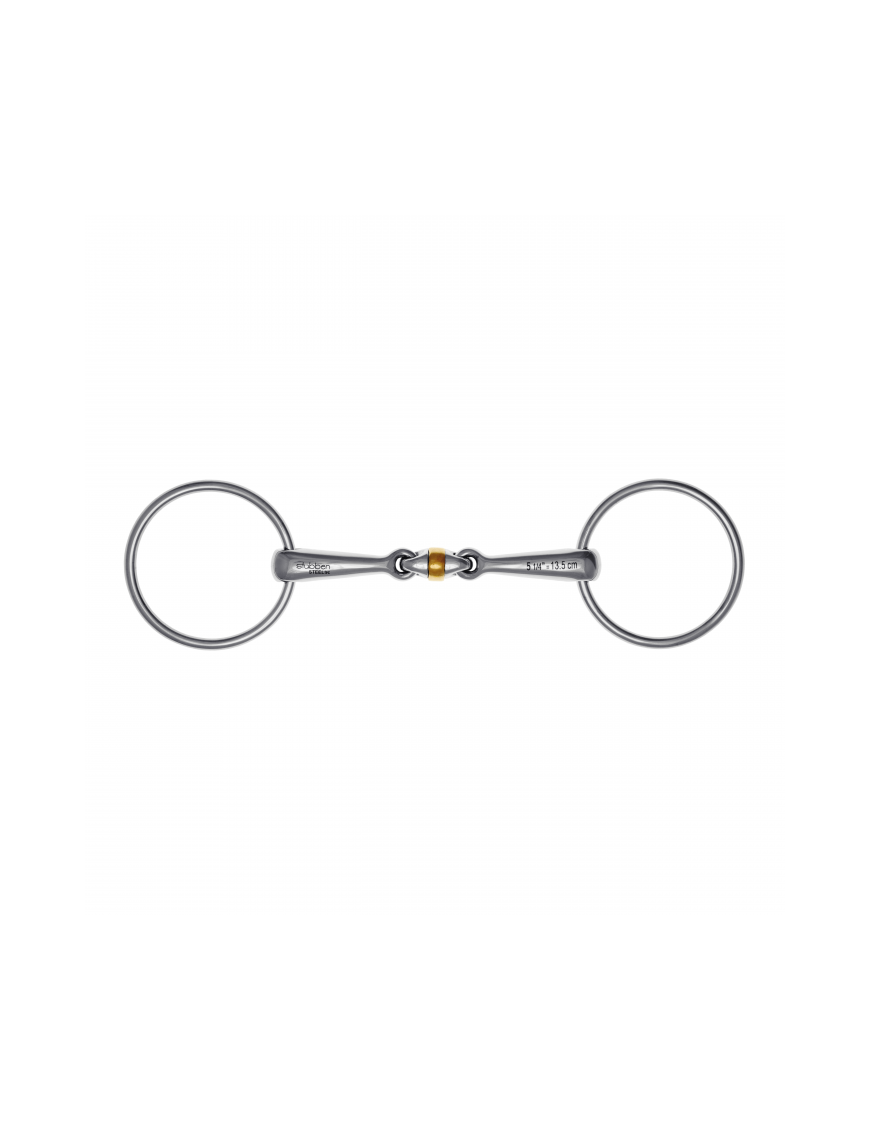 Mors Stübben à anneaux double brisure à rouleaux easy control Mors Stübben à anneaux double brisure à rouleaux easy control