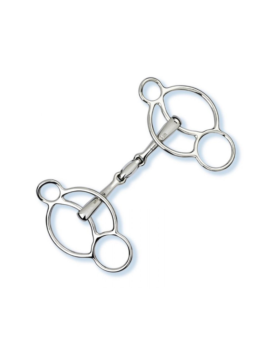 Mors Stübben Swivel Pessoa 3 anneaux double brisure easy control Mors Stübben Swivel Pessoa 3 anneaux double brisure easy control