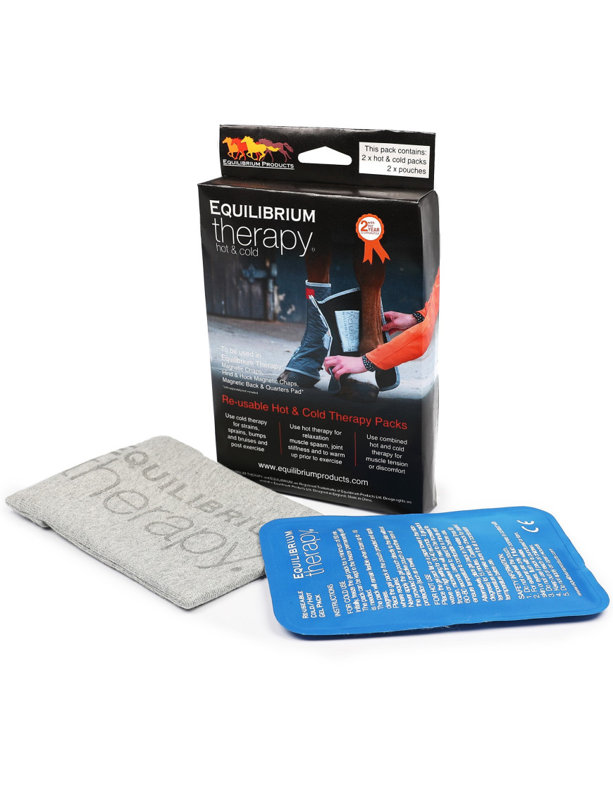 Lot de 2 compresses chaud/froid réutilisables Equilibrium Lot de 2 compresses chaud/froid réutilisables Equilibrium