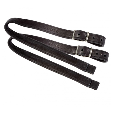 Antares - Etrivières de dressage doublée veau noir T.3 (70/75.5cm)