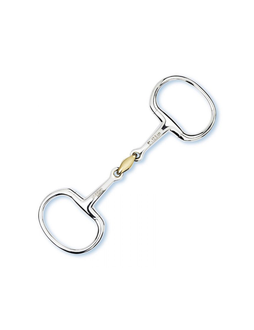 Mors Stübben à olive double brisure en cuivre Mors Stübben à olive double brisure en cuivre