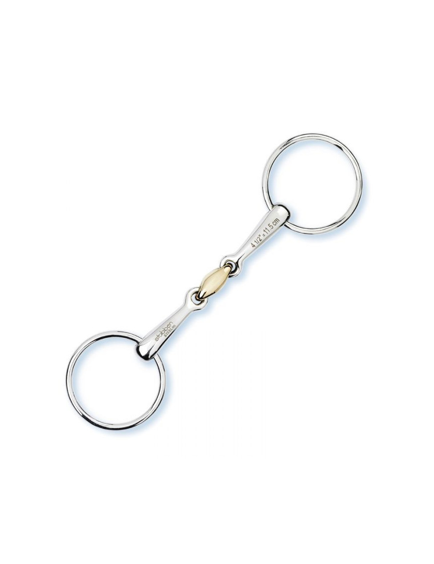 Mors Stübben Filet de bride double brisure cuivre Mors Stübben Filet de bride double brisure cuivre