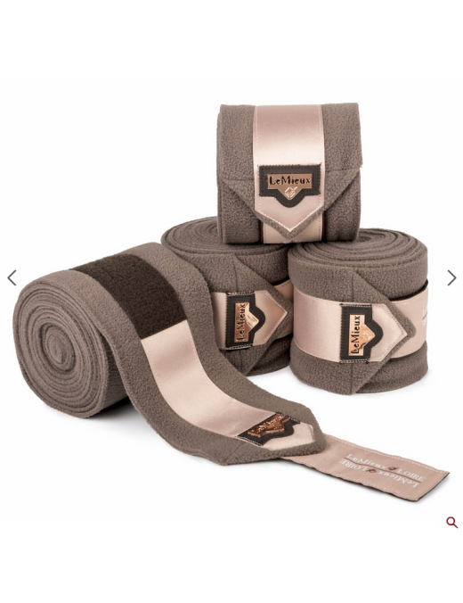 LeMieux - Cheval - Set de 4 bandes de polo Loire Satin Truffle S/M