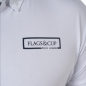 Polo de compétition manches longues pour homme Flags and cup Comodoro blanc Polo de compétition manches longues pour homme Flags and cup Comodoro blanc