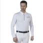 Polo de compétition manches longues pour homme Flags and cup Comodoro blanc Polo de compétition manches longues pour homme Flags and cup Comodoro blanc