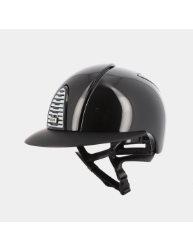 Casque KEP Cromo 2.0 noir glossy visière polo large