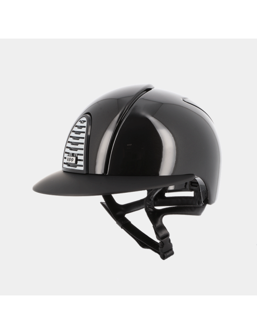 Casque KEP Cromo 2.0 noir glossy visière polo large