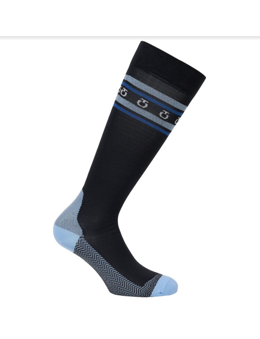 Chaussettes Cavalleria Toscana Lot de 1 Paire Unisexe Gris/Bleu
