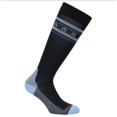 Cavalleria Toscana - Accessoires - Chaussettes Lot de 1 Paire Unisexe CZN035 Gris/Bleu