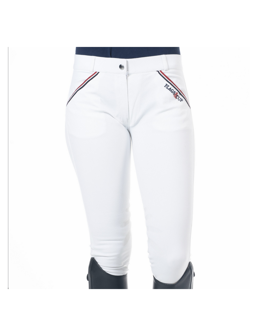 Pantalon Unisexe enfant Flags and cup France édition limité Blanc Pantalon Unisexe enfant Flags and cup France édition limité Blanc
