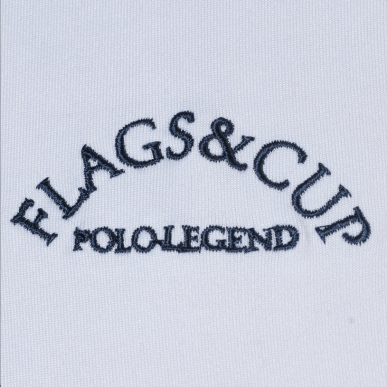 Flag's And Cup - Polos et Chemises - Polo Fille Clorinda Manches courtes Blanc